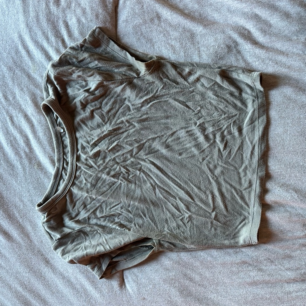 PacSun Taupe Short Sleeve Women's Tee